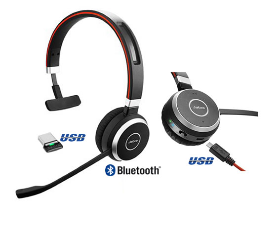 jabra evolve 65  cavo USB e bluetooth